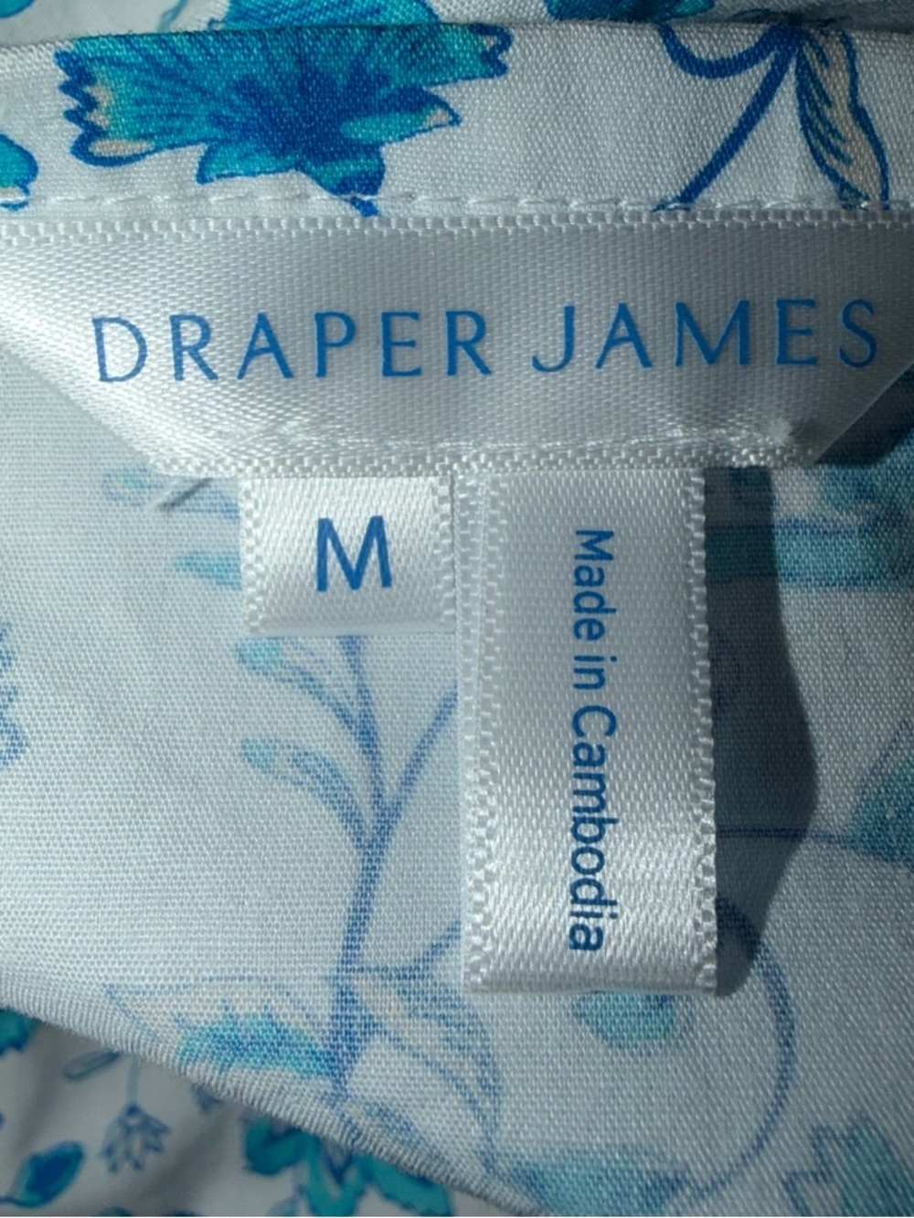 Draper James Blue Floral Maxi Sundress Size Medium Never Worn - Picture 5 of 7